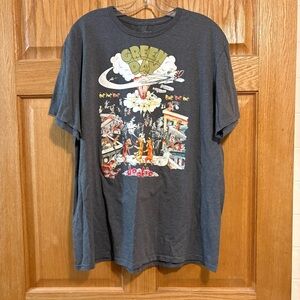 Green Day Dookie Band Graphic T-Shirt Gray Men’s XL X-Large Alternative Rock